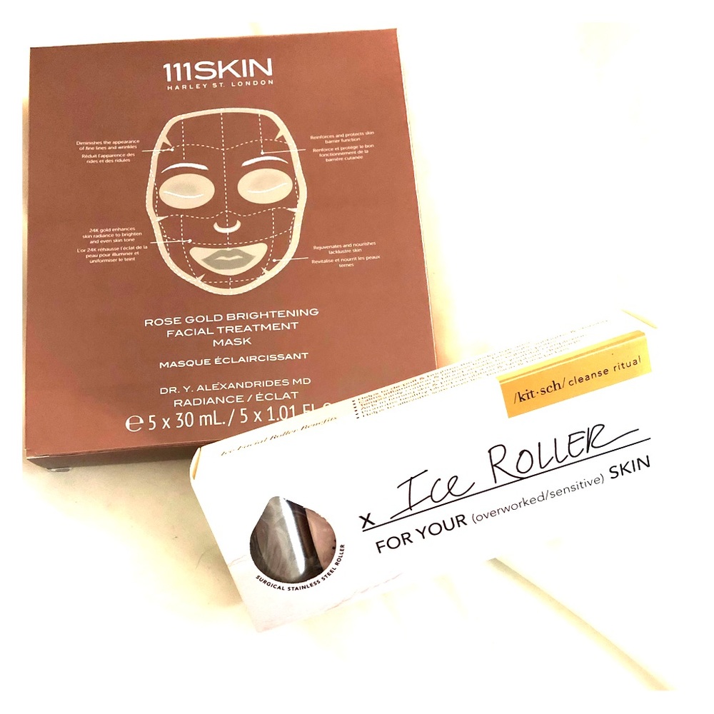 111 Skin facial treatment mask & FREE ice roller